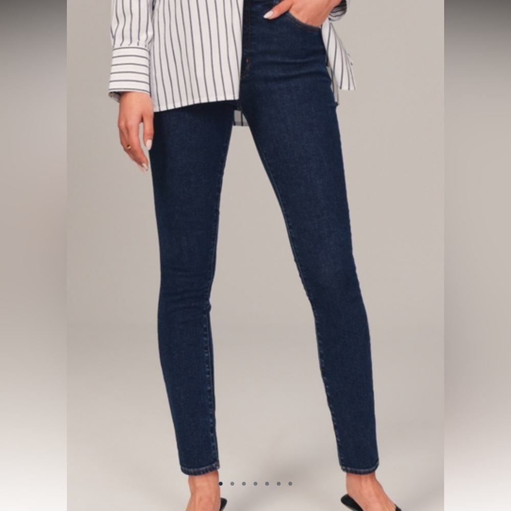 Abercrombie super skinny high rise jeans